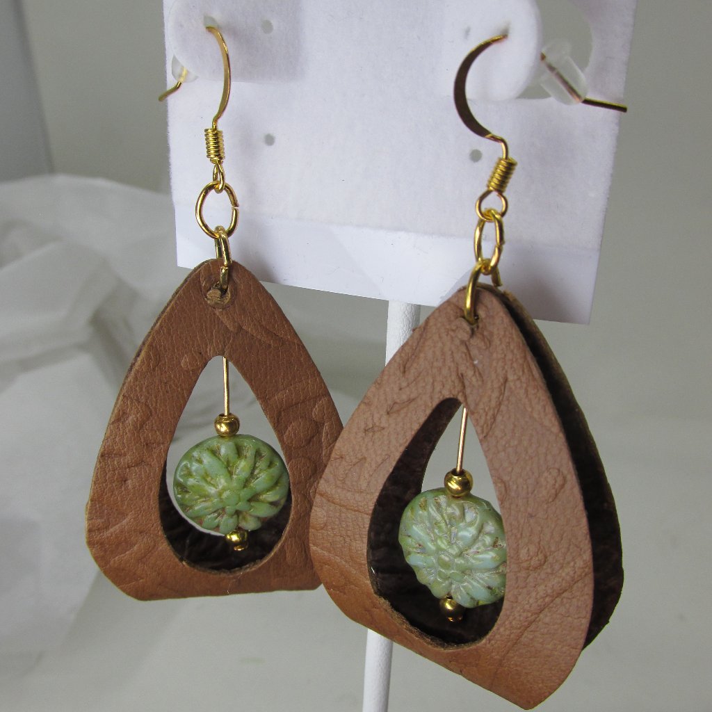18k Gold Plated Bohemian Dangle Earrings